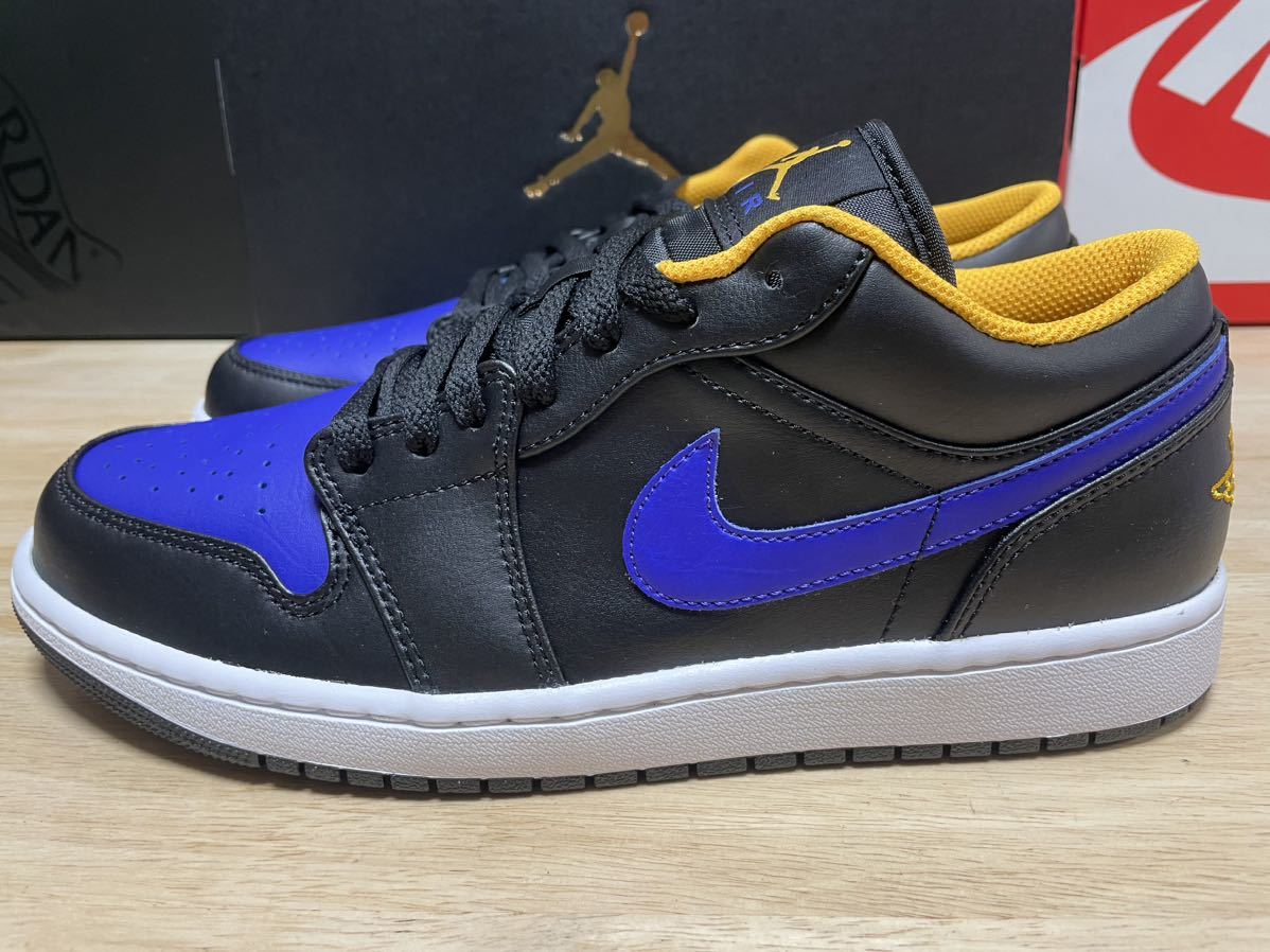 NIKE エア ジョーダン 1 LOW 27.5㎝ 新品 ブラック/タクシー/ダークコンコルド SNK925