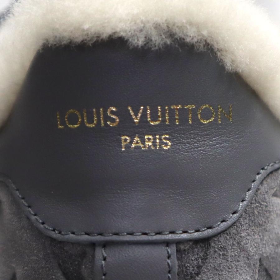 ★新品・未使用★サイズ：37　LOUIS VUITTON ルイ・ヴィトン タイムアウト・ライン スニーカー　Louis Vuitton ファー付き_画像9