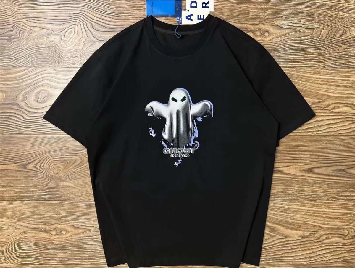 春早割 ADER ERROR アーダーエラー 半袖Tシャツ ブラック A2 新品 veme.fi