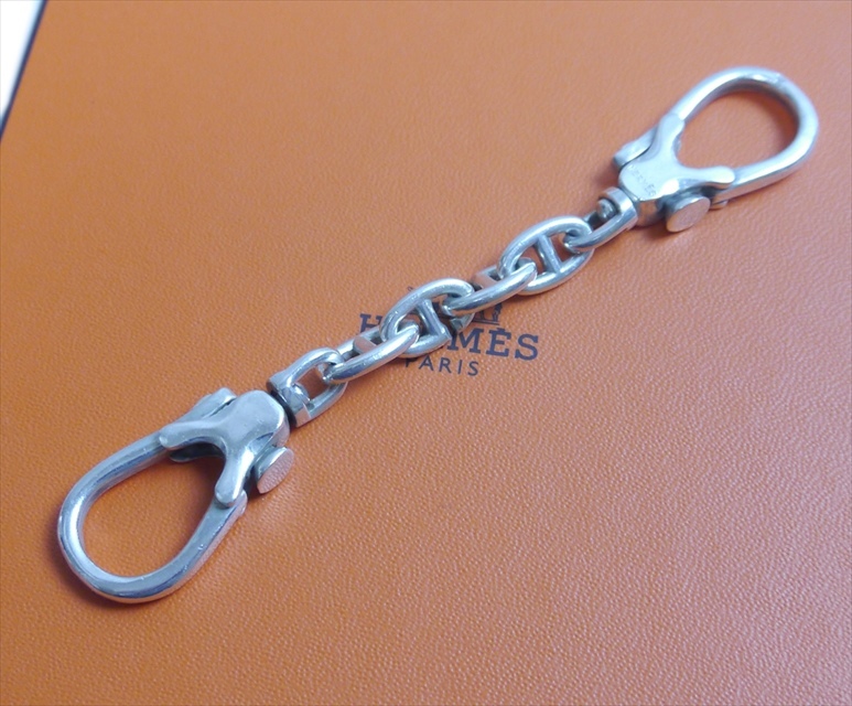  первоклассный товар очень редкий Vintage редкий Hermes брелок для ключа цепочка для ключей she-n Dunk ru серебряный 925 collector item 