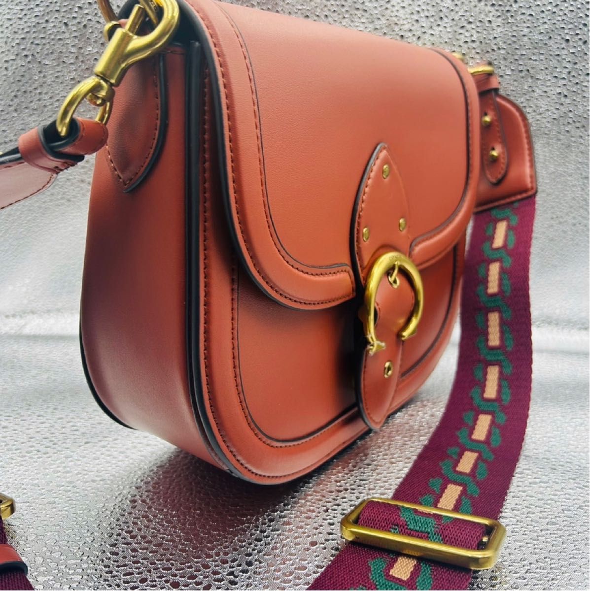 新品未使用品☆COACH コーチ バック ショルダー C0749 ビート サドル