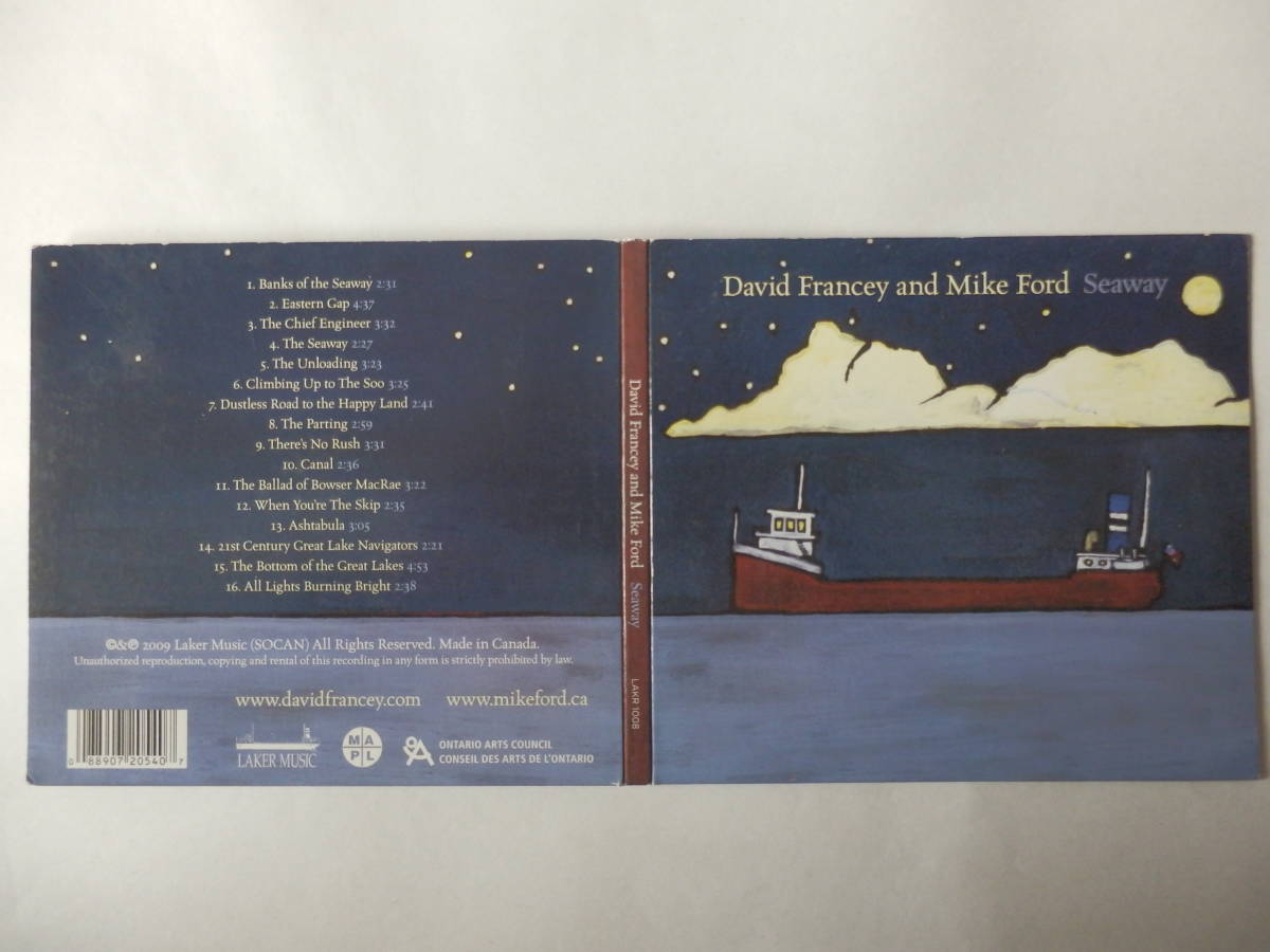 CD/カナダ:フォーク- シンガーソングライター/David Francey & Mike Ford- Seaway/Banks Of The Seaway/Ashtabula:David Franceyの画像10