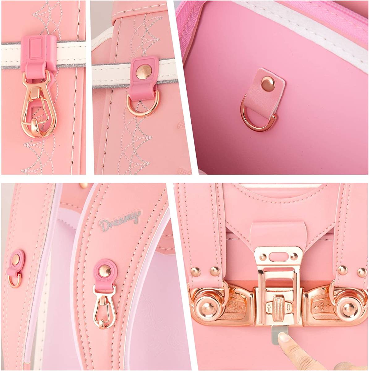 [ новый товар ] новейший девочка ранец Unicorn модель высококлассный жемчуг ткань большая вместимость легкий 6 год гарантия розовый x белый 