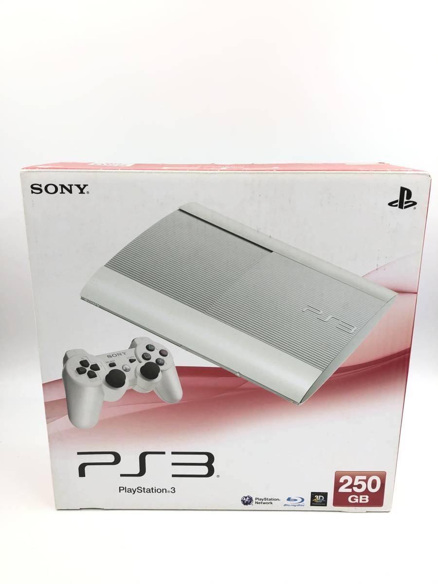 【新品同様　コントローラ未使用品】 PlayStation3 クラシックホワイト 250GB (CECH-4200B)　動作保証あり