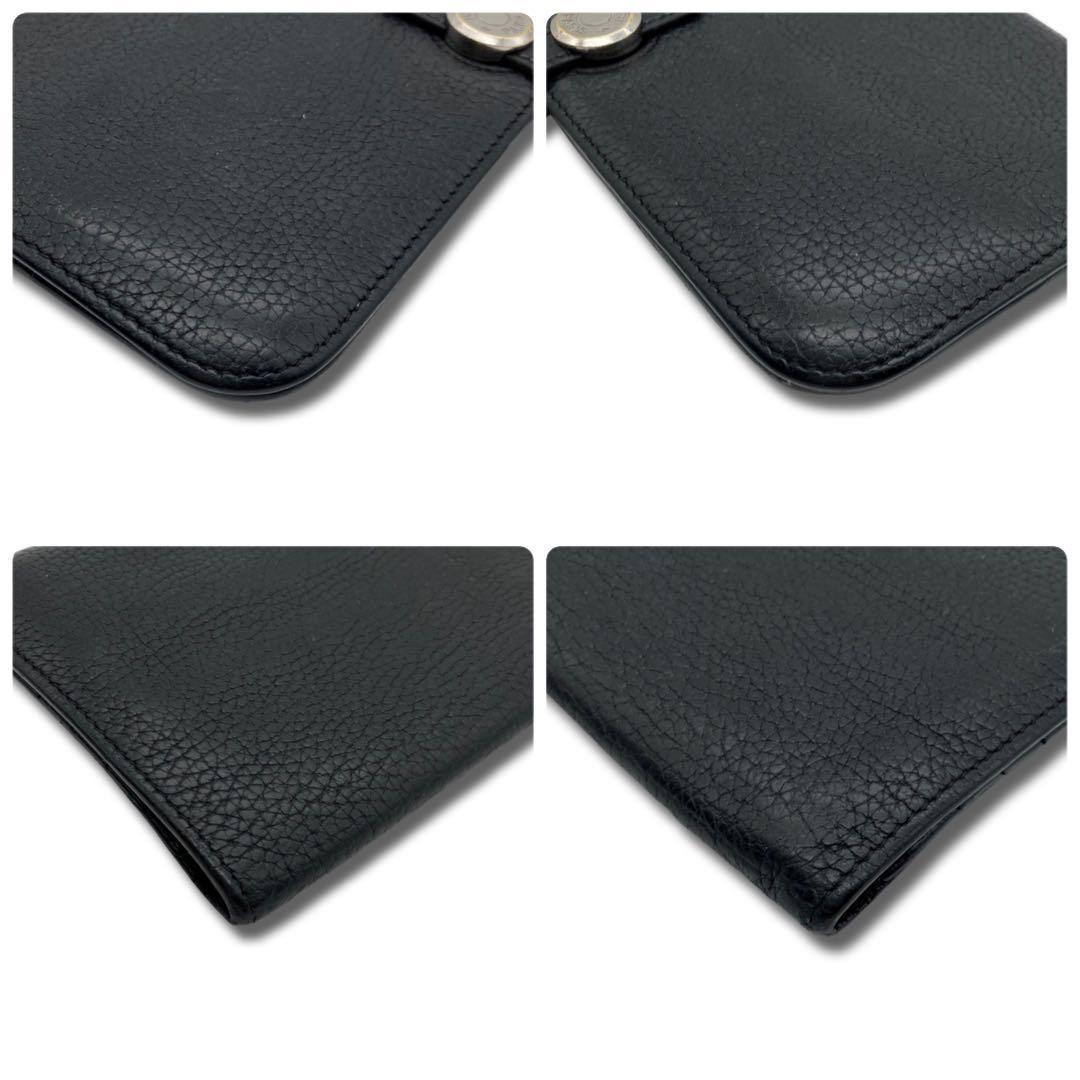 美品】HERMES エルメス ドゴン ロング 長財布 刻印:□Pエルメス レザー