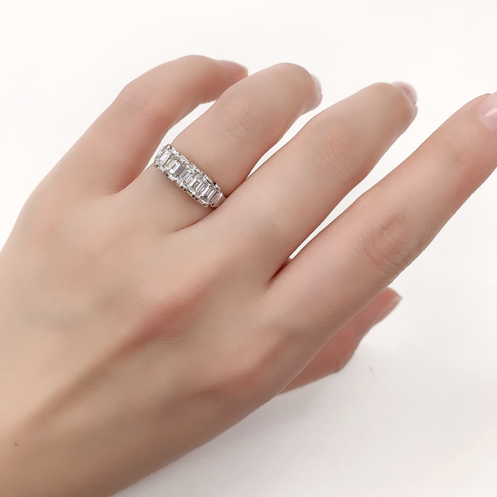 銀座ミワ リング GINZA MIWA 指輪 ダイヤモンド 1.27 PT900 約11号 新品仕上げ 中古_画像10
