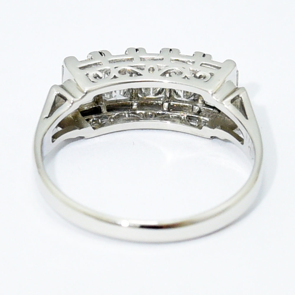 銀座ミワ リング GINZA MIWA 指輪 ダイヤモンド 1.27 PT900 約11号 新品仕上げ 中古_画像7