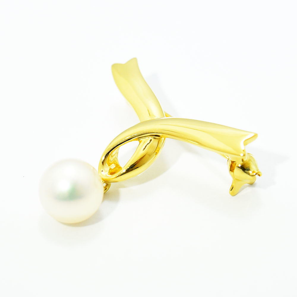 愛用 MIKIMOTO 真珠- ミキモト MIKIMOTO ミキモト 揺れる天然アコヤ本