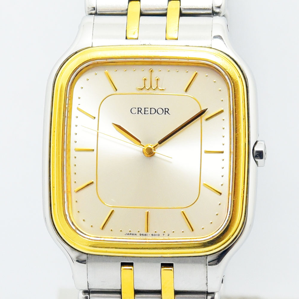 残りわずか】 9581-5020 CREDOR クレドール SEIKO メンズ 中古