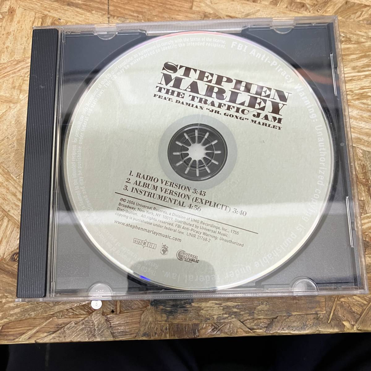 シ● HIPHOP,R&B STEPHEN MARLEY - THE TRAFFIC JAM INST,シングル CD 中古品_画像1