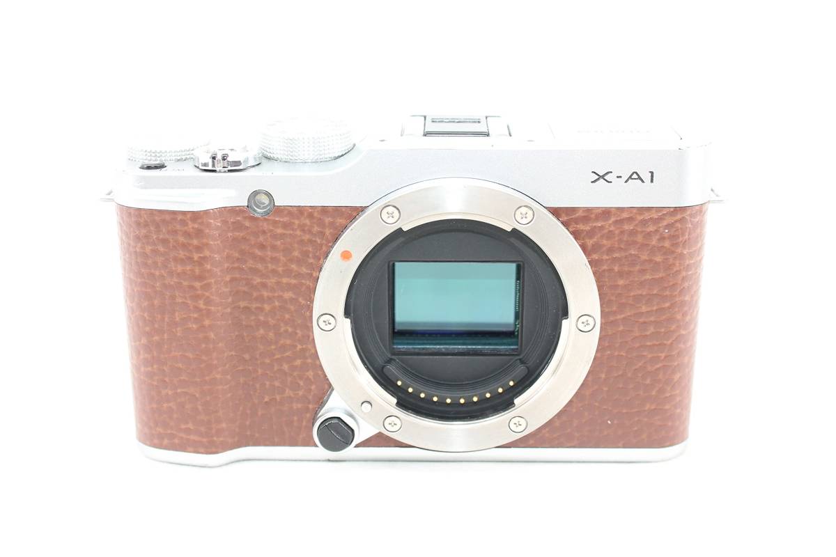 FUJIFILM ミラーレス一眼 X-A1 本体 ブラウン F FX-X-A1BW No.0093-127