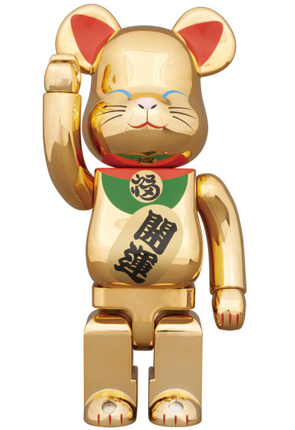 絶版 入手困難 限定 BE@RBRICK 招き猫 金メッキ 弐 400% スカイツリー