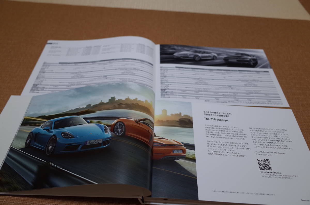  Porsche 718 Boxster / Cayman hard cover thickness . version catalog 2018 year 4 month version *GTS publication version model range 2018.6 version attaching new set 