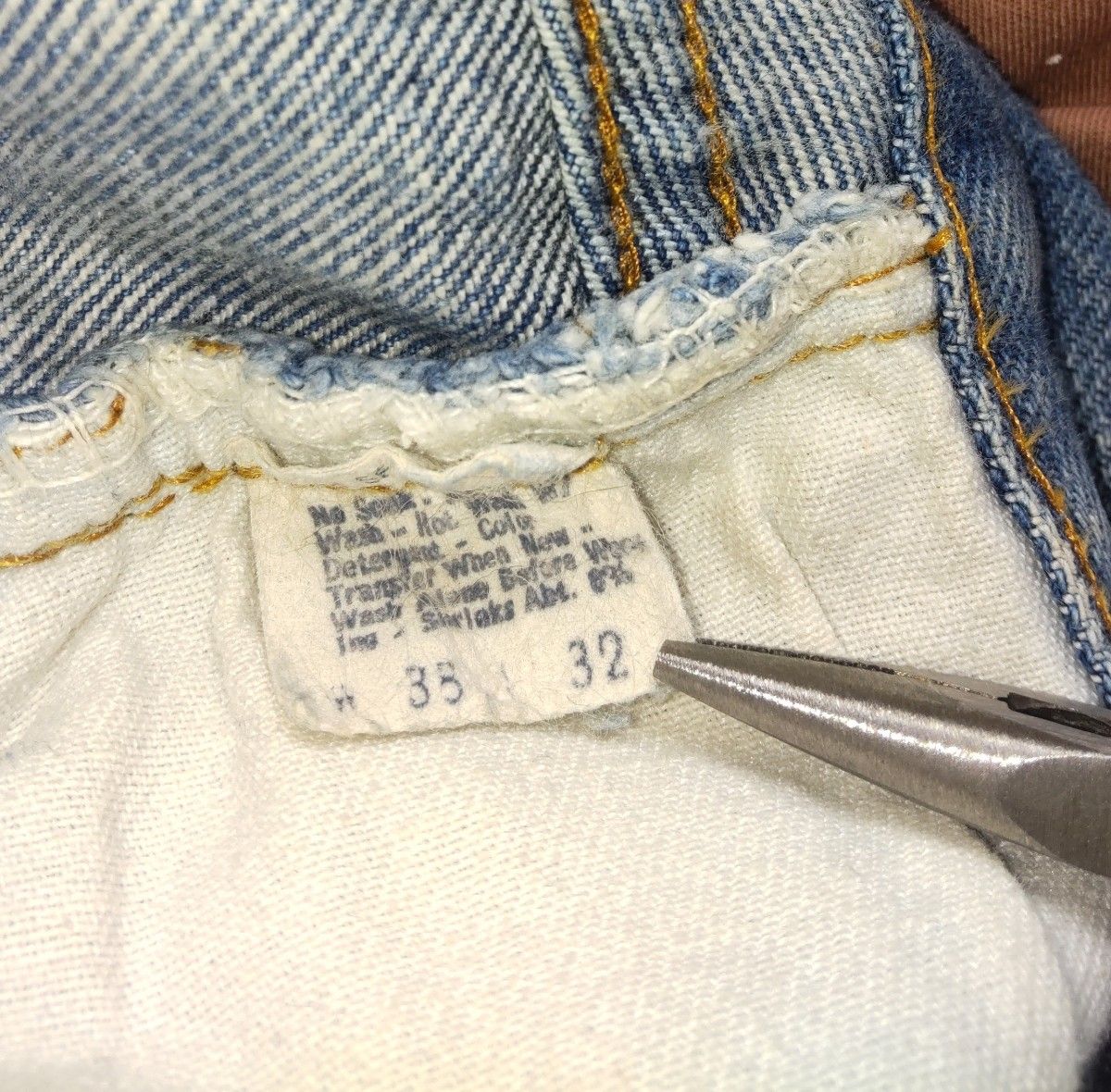 Levi's501 66後期 赤耳 リーバイス ヴィンテージノーリペア 紙パッチ サイズ38インチ 1970年代