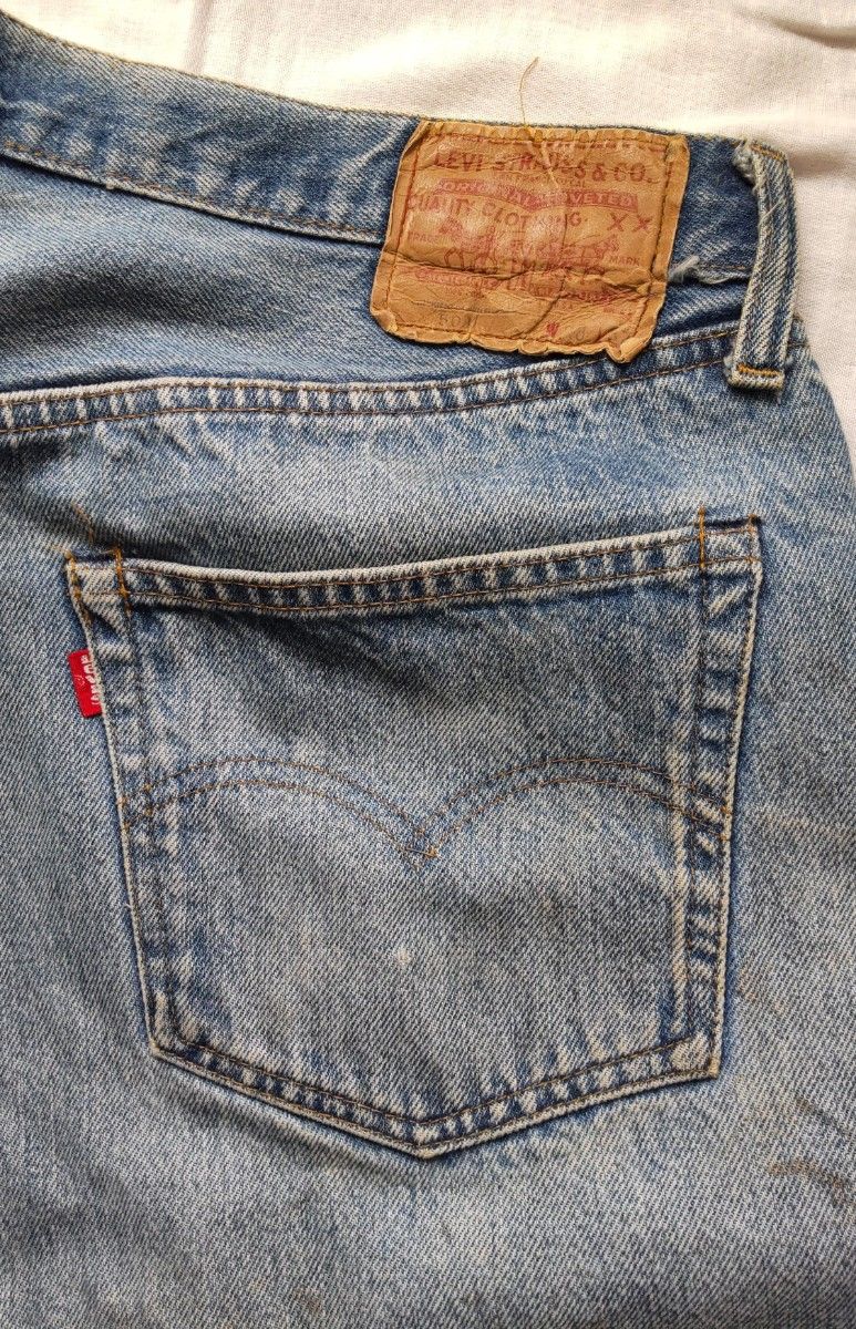 Levi's501 66後期 赤耳 リーバイス ヴィンテージノーリペア 紙パッチ サイズ38インチ 1970年代