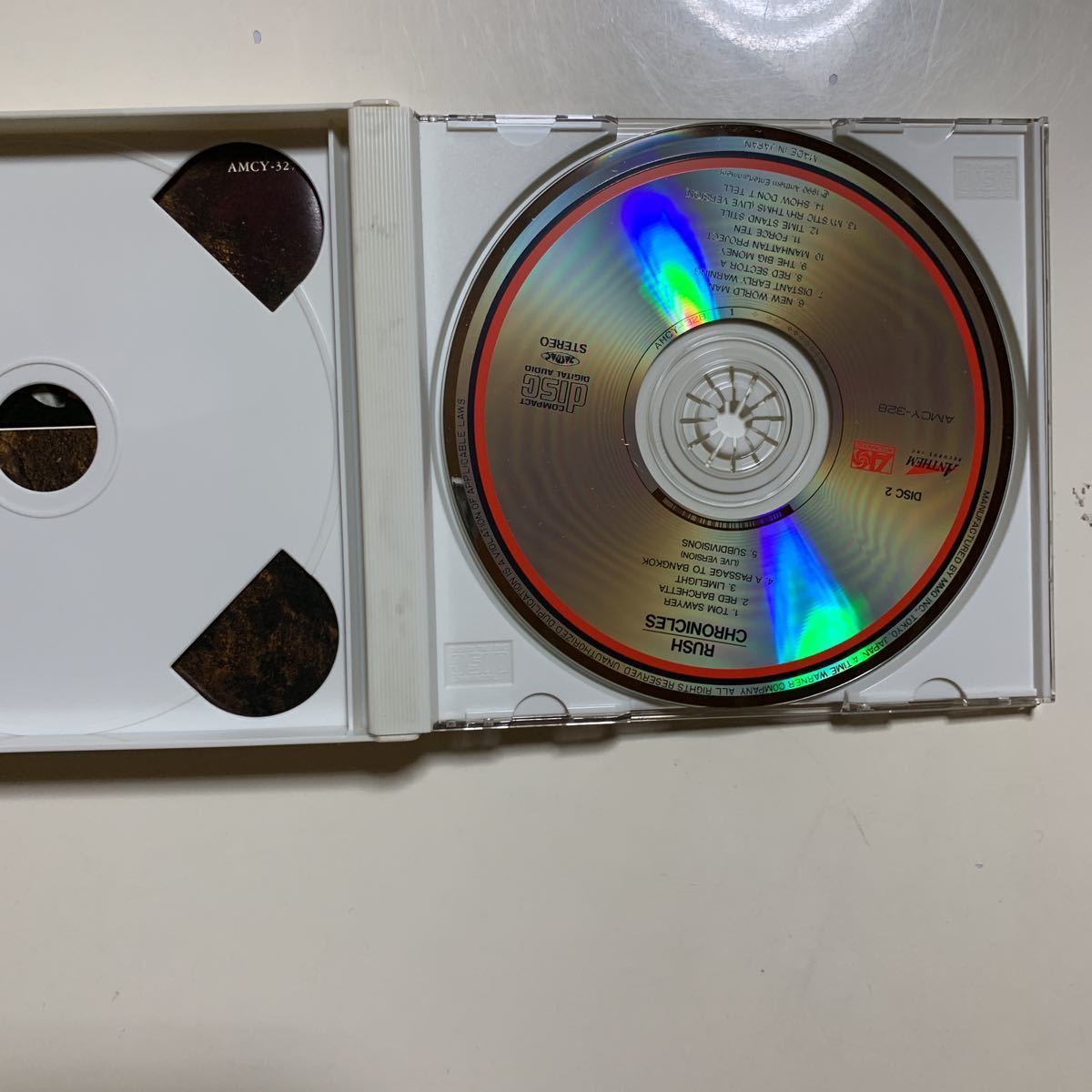 2CD 中古品RUSH / CHRONICLES クロニクルス 国内盤 AMCY 327-328 1990年 帯なしの画像5