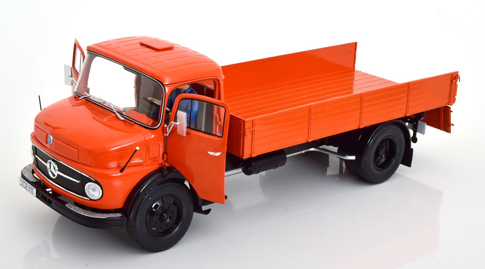 Schuco 1/18 Mercedes Benz L911 Pritsche orange Mercedes Benz Schuco 