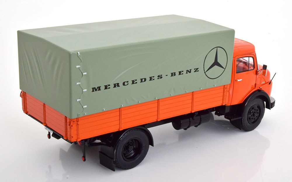 Schuco 1/18 Mercedes Benz L911 Pritsche orange Mercedes Benz Schuco 