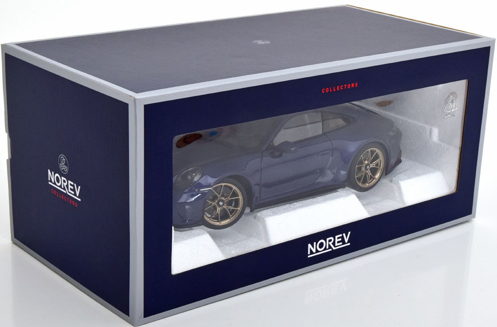 norev 1/18 Porsche 911 (992 II) GT3 Touring 2021　ダークブルーメタリック　ポルシェ　ノレブ_画像5