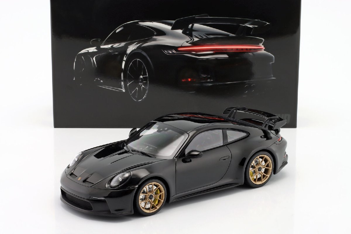 minichmaps 1/18 Porsche 911 (992) GT3 2021 black / Aurum rims　ポルシェ　ミニチャンプス