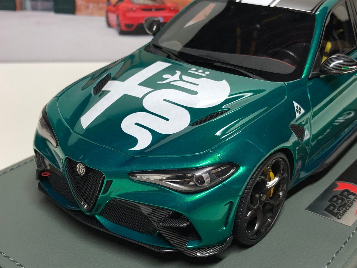 BBR 1/18 Alfa Romeo Giulia GTAm Verde Montreal red brakes　アルファロメオ　ジュリア　BBRC1852C1-21ST_画像6