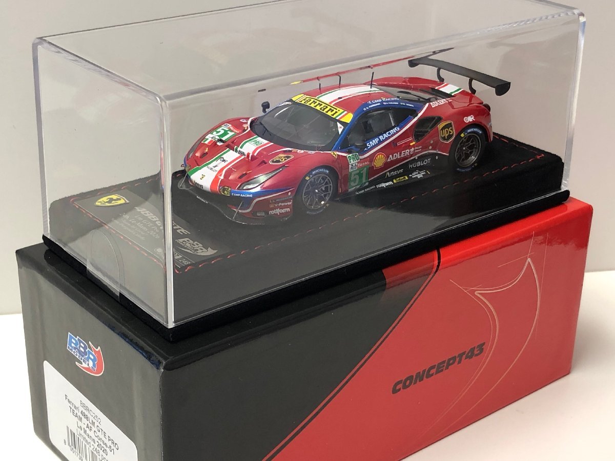 BBR 1/43 Ferrari 488LM GTE PRO Team AF Corse 24H Le Mans 2020　フェラーリ　BBRC252