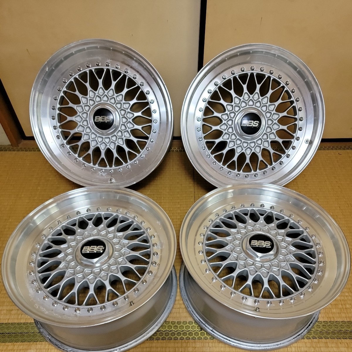 最終出品　超希少 BBS RS　17インチ　8J+0 9J+19 ワイドボディ クラウン 130 クラウン ソアラ シーマ Z31 Z32 S15 シルビア _画像1