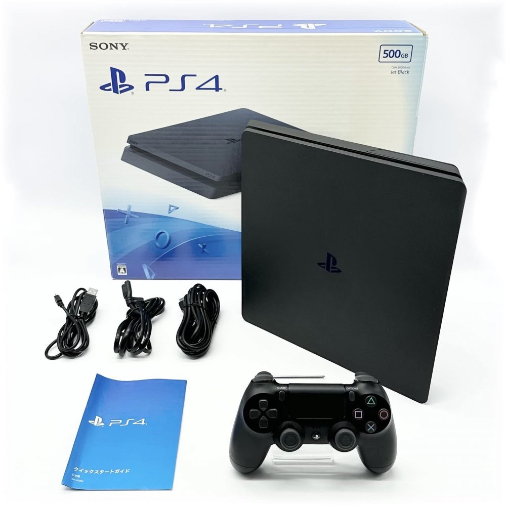 PlayStation 4 ジェット・ブラック 500GB(CUH-2000AB01) 【メーカー生産終了】 [video game]