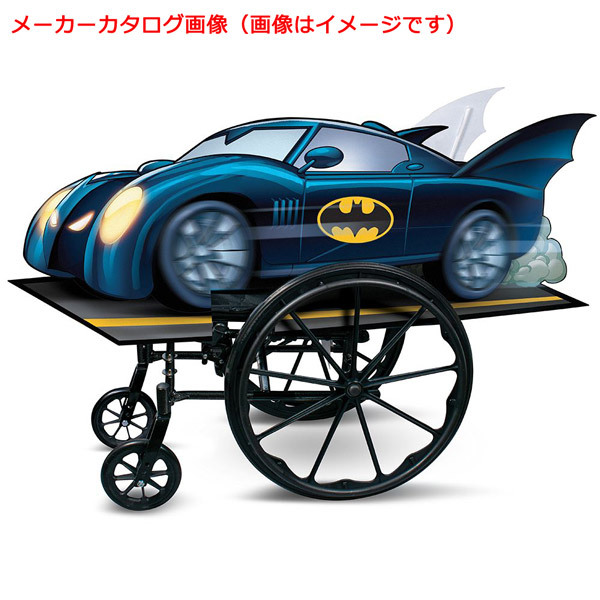 バットマン 車椅子カバー バットモービル 車いす キッズ ハロウィン Batman Adaptive Wheel Cover 沖縄は追加送料あり