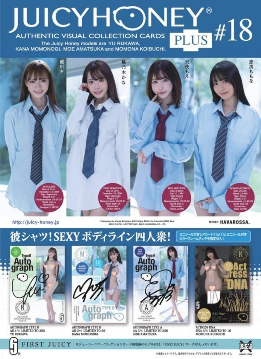 男女兼用 カジュアルウェア 新品未開封カートン AVCジューシーハニー