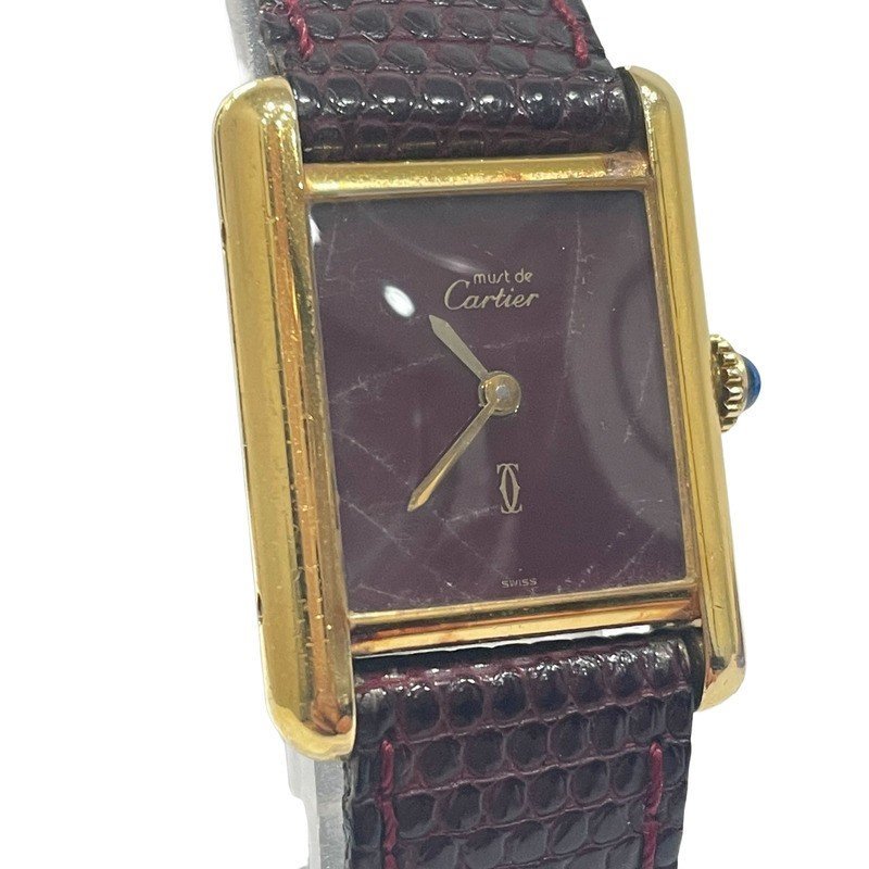 Cartier カルティエ 腕時計 マストタンク ヴェルメイユ ARGENT SV925