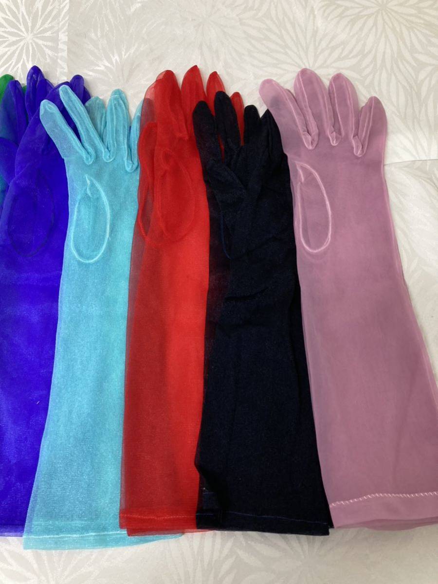 * with defect .-40} wedding glove long set sale 10 point color dress dress gloves glove . type party (230413 9-2)
