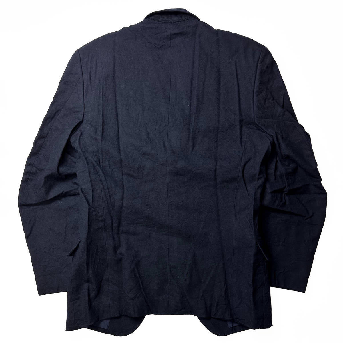94AW 縮絨期 製品加工 ジャケット コムデギャルソンオムプリュス PLUS 1994AW AD1994 Garment Finish Gabardine Jacket ウール縮絨 THE MET_画像、説明文の転載・加工、編集利用禁止。
