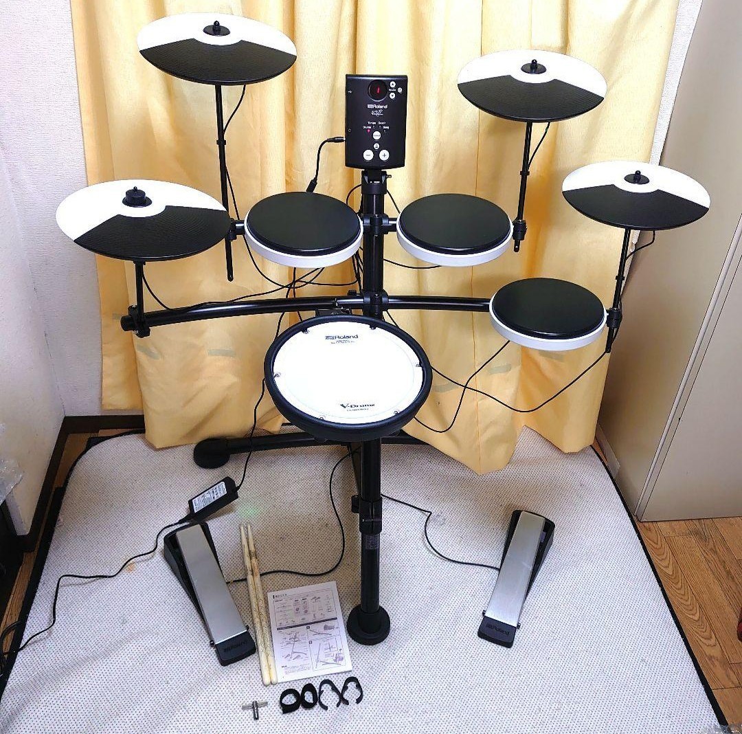 美品 Roland V-Drums TD-1KV 3シンバル ② ローランド 電子ドラム