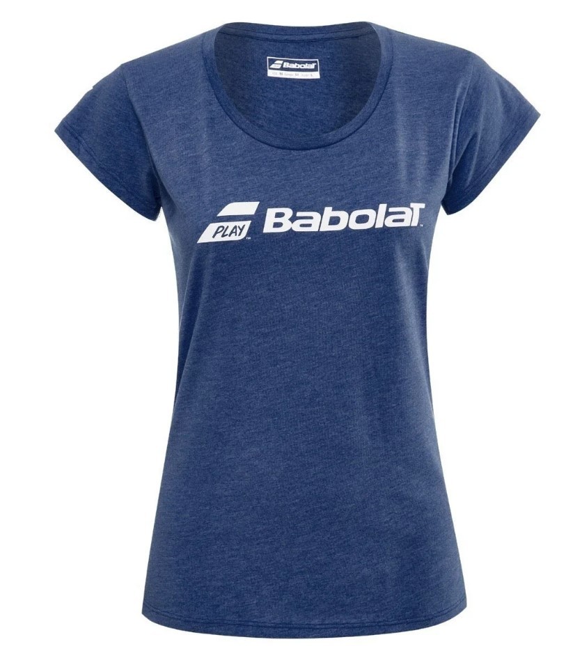 【日本未展開】BABOLAT（バボラ）レディース EXERCISE(エクササイズ) Tシャツ（US/EU：S）Navy_画像1