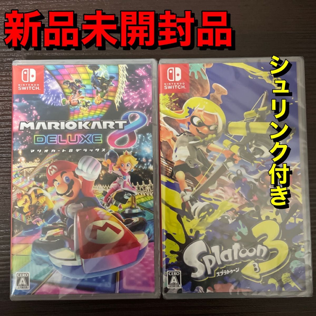 任天堂Switch 全部付き カセット_スプラトゥーン3 マリオカート-