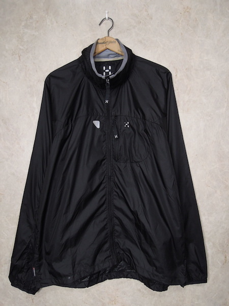 Хугловс упакованная нейлоновая куртка ◆ Мужчина XXL Size/Black/Black/Wurstbreaker/Outdoor/Jogging/Run