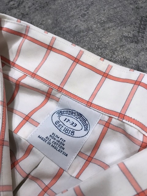美品 ブルックスブラザーズ コットンシャツ◇メンズXL〜2XL 美品 ブルックスブラザーズ コットンシャツ◇メンズXL〜2XL
