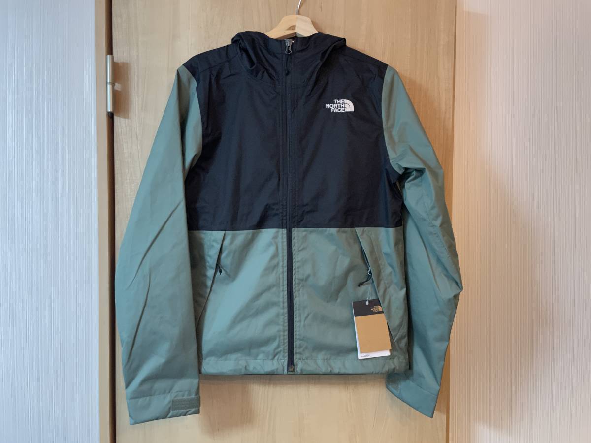 新品 ノースフェイス 海外XSサイズ　S~M マウンテンパーカー ナイロンジャケット　グリーン　若草色　黒　Millerton　The North Face 緑_画像1