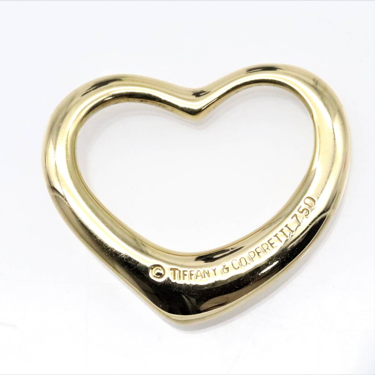 わけあり並の激安価格☆ ティファニー 18K オープンハート にきれいな