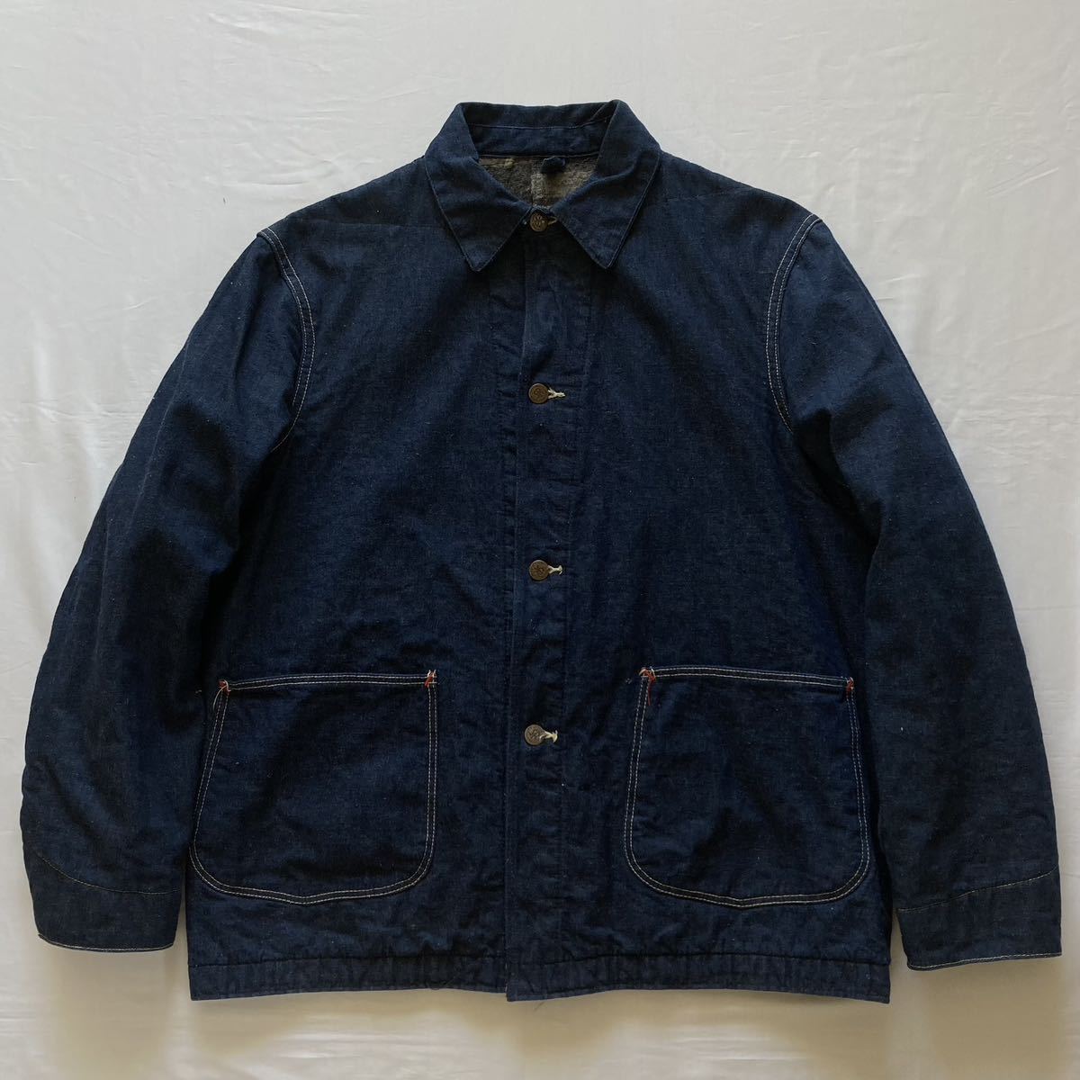 スペシャル ほぼ未使用 大戦モデル オリジナル 40's STRONG RELIABLE カバーオール COVERALL ビンテージ vintage デニム denim 42サイズ