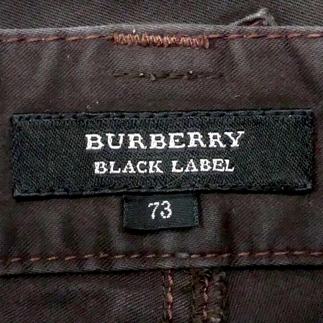 即決★BURBERRY BLACK LABE★W31位 カーゴパンツ 廃盤 バーバリーブラックレーベル メンズ 73 茶 ノバチェック 三陽商会 ナイト刺繍_画像10