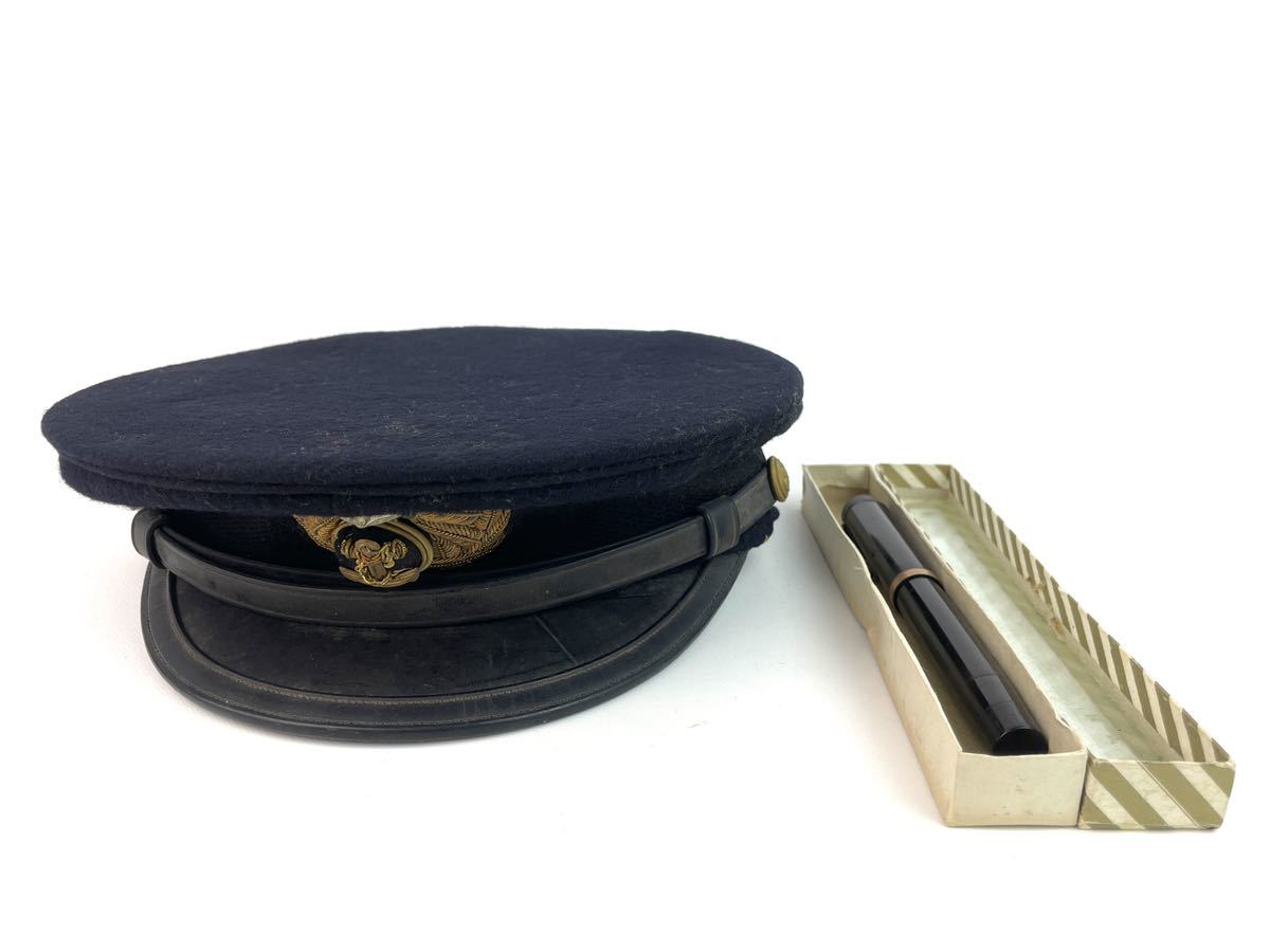 日本軍 旧日本軍 日本海軍 旧日本海軍 帝国海軍 海軍将校 軍帽 帽子 万年筆 海軍法務科の画像1