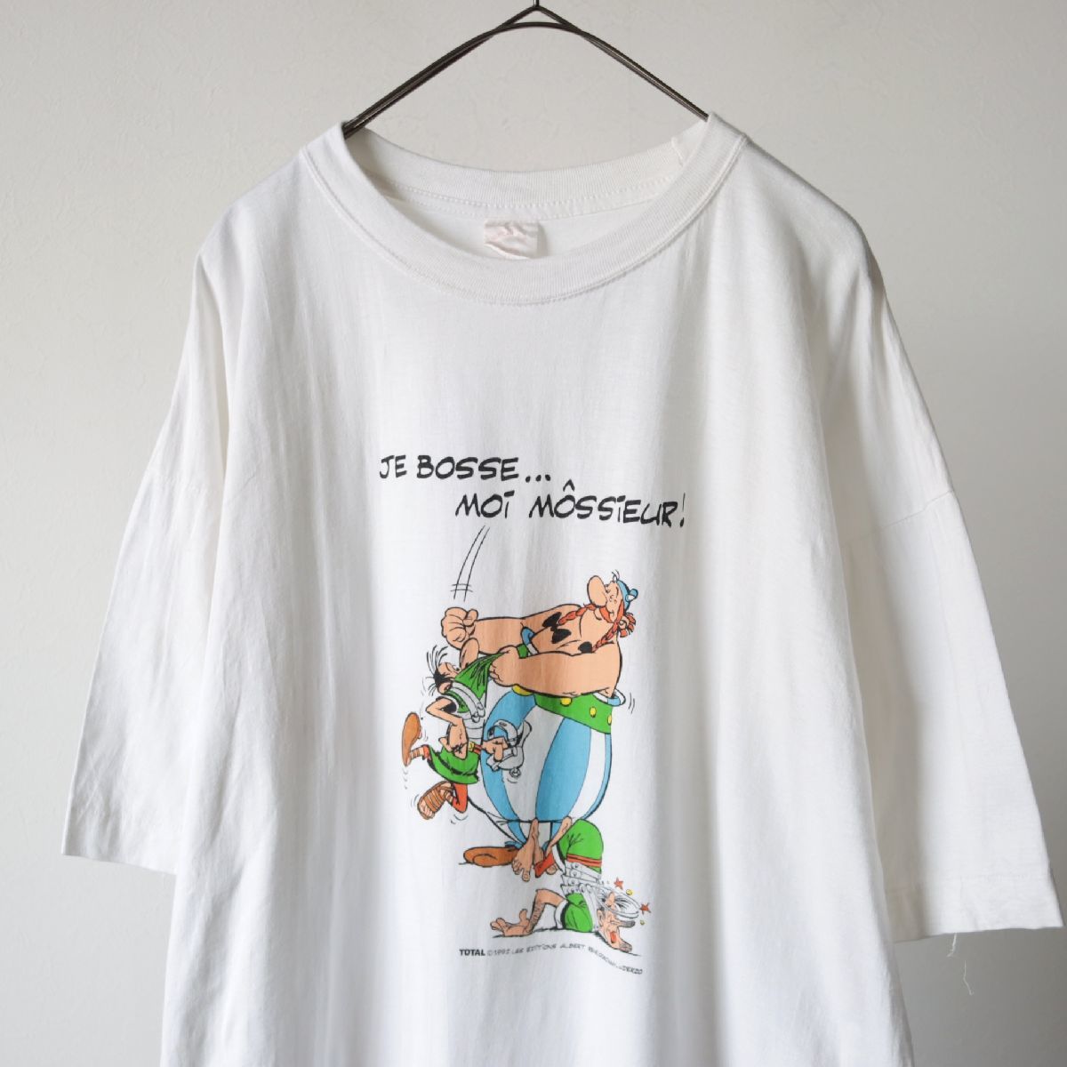 送料無料 ヴィンテージ プリント XL ホワイト Tシャツ イラスト