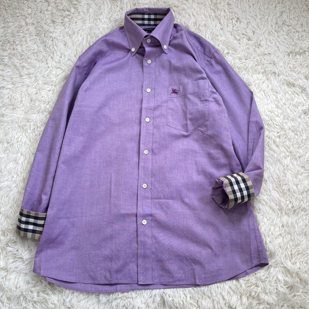 極美品】バーバリー ロンドン 長袖シャツ オックスフォード ノバ
