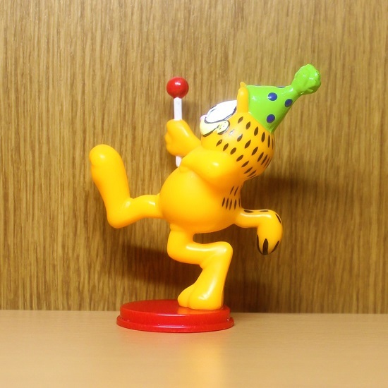 ガーフィールド　フィギュア　PVC　帽子　台付き　Garfield 　アメトイ　アメリカ　キャラクター　ネコ_画像4