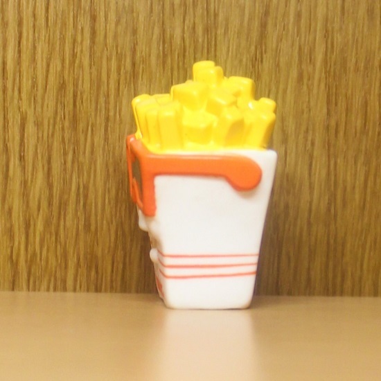 ハーディーズ　Hardee’s　フレンチフライ　ポテト　フィギュア　ソフビ　1990　アメトイ　ミールトイ　アドバタイジング 　_画像2