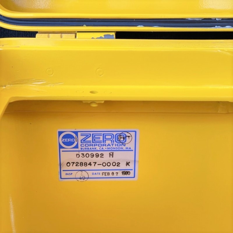  free shipping the US armed forces discharge goods yellow cab color aluminium box Mill specifications Zero Halliburton Zero corporation ZERO HALLIBURTON