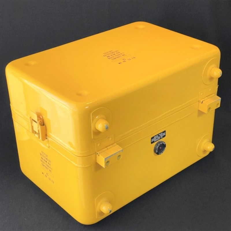  free shipping the US armed forces discharge goods yellow cab color aluminium box Mill specifications Zero Halliburton Zero corporation ZERO HALLIBURTON