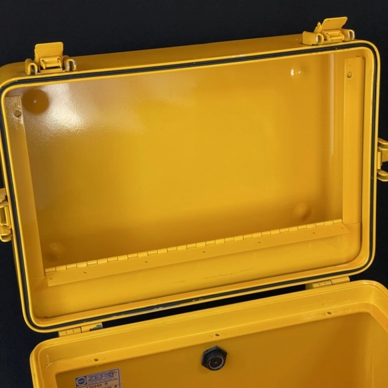  free shipping the US armed forces discharge goods yellow cab color aluminium box Mill specifications Zero Halliburton Zero corporation ZERO HALLIBURTON